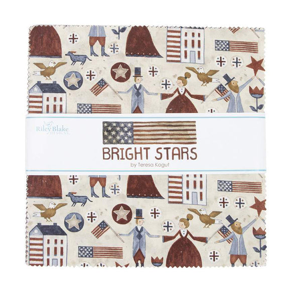 Bright Stars 10 Inch Stacker by Teresa Kogut for Riley Blake Designs