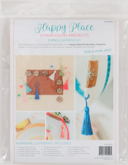 Kimberbell Happy Place Embroidery Projects Embellishment Kit KDKB1292