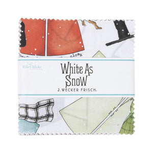 White as Snow 5 Inch stacker by J. Wecker Frisch for Riley Blake Design