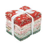 Holiday Cheer Feat Quarter Bundles by My Mind's Eye for Riley Blake Designs includes 24 pieces