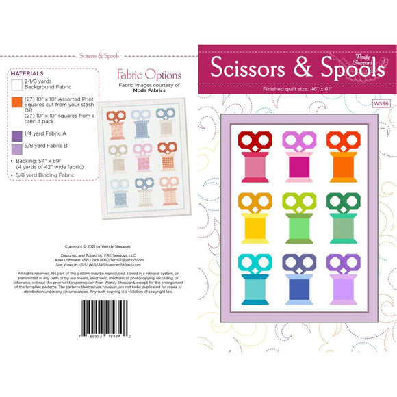 Wendy Sheppard Scissors & Spools Quilt Pattern