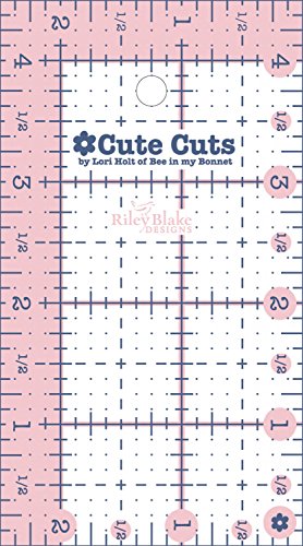 Riley Blake Designs - Cute Cut Ruler by Lori Holt - Rectangle 2.5
