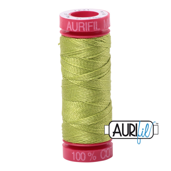Aurifil Spring Green 1231 MAKO 50wt Small Spool 220 Yards 100% Cotton Quilting Thread
