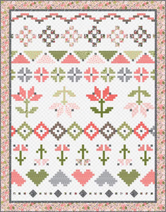 Jillily Studio Knitted Row-Along Sew-Along Quilt Pattern