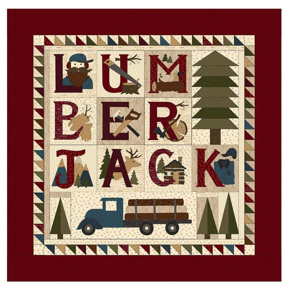 Riley-Blake Designs Buttermilk Basic Design Co Lumberjack BOM Quilt Pattern (P152-LUMBERJACKBOM)