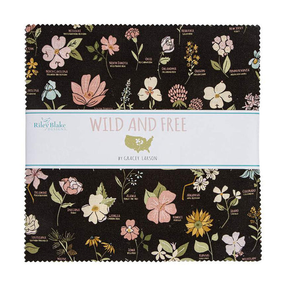 Wild and Free 10 inch Stacker by Gracey Larson for Riley Blake Designs