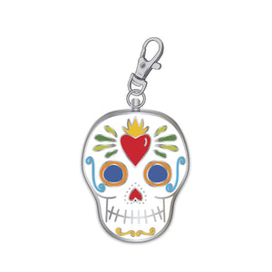 Crafty Chica Enamel Charm Day of the Dead 1