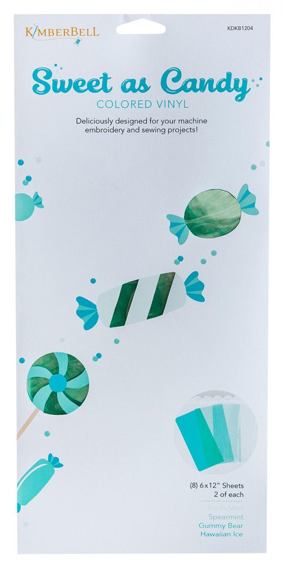 Kimberbell Designs Sweet as Candy Vinyl - Greens and Blues (KDKB1204)